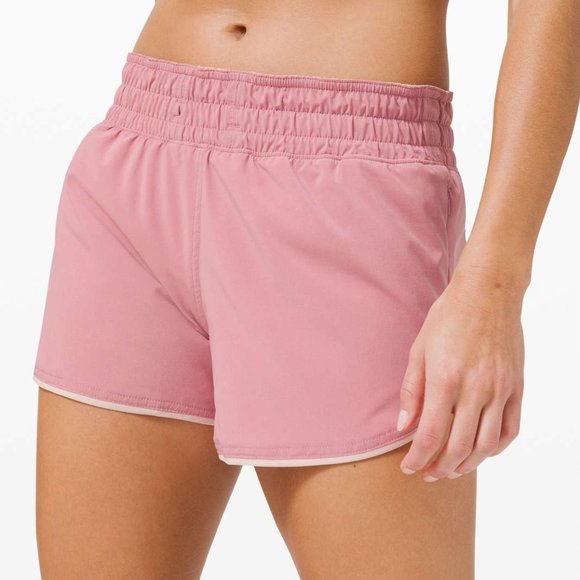 NWT LULULEMON CHOOSE A SIDE SHORT 3” PINK TAUPE REVERSIBLE SIZE 4 - Picture 8 of 9